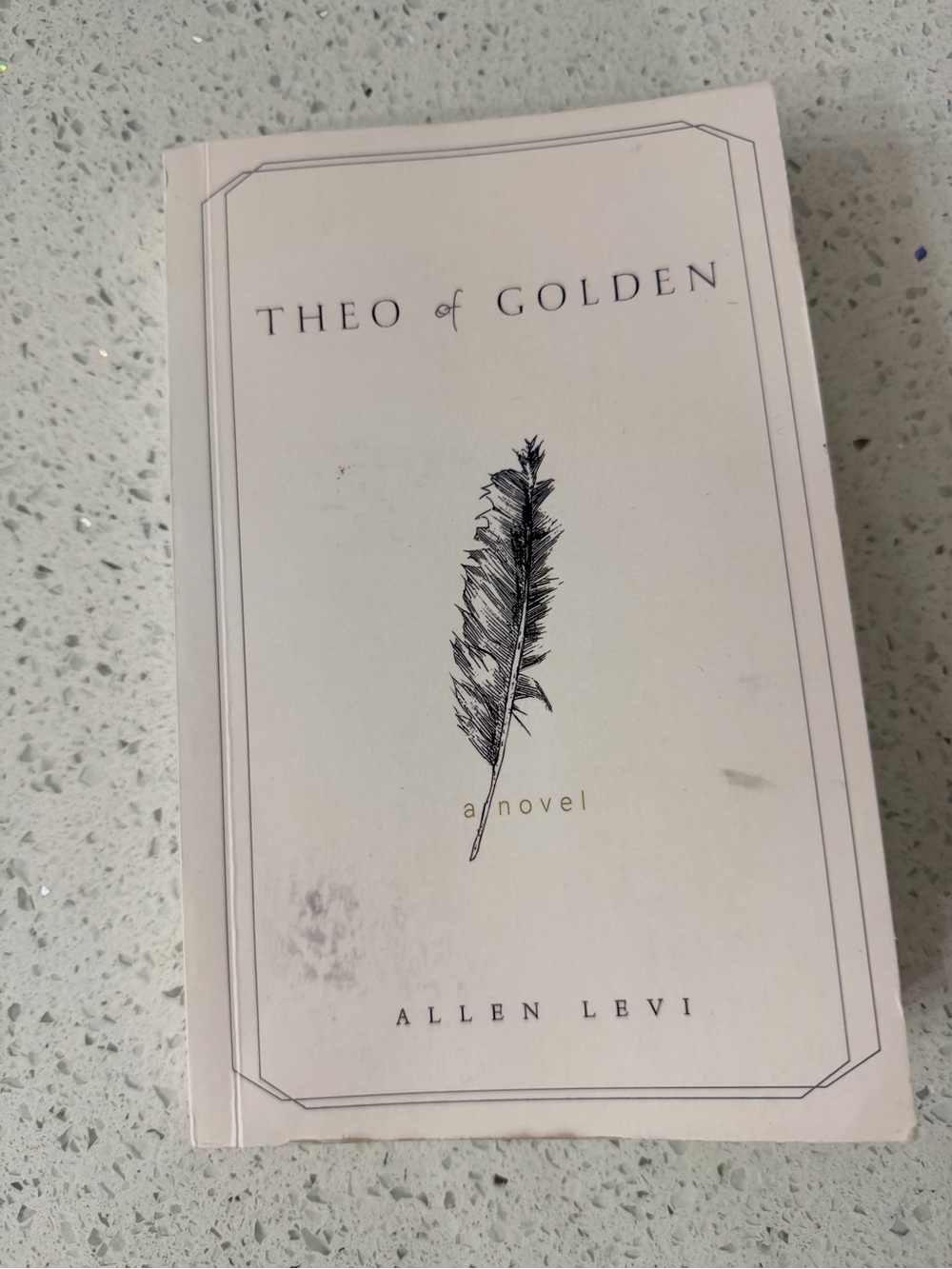 'Theo of Golden' White Novel - Decorative Home Accent